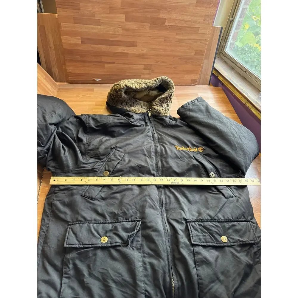 Vintage Timberland Weathergear Heavy Canvas Parka